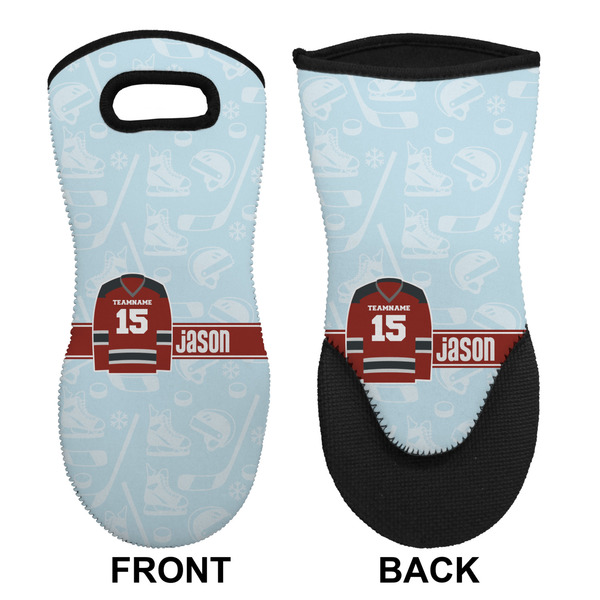 Hockey Neoprene Oven Mitt (Front & Back)