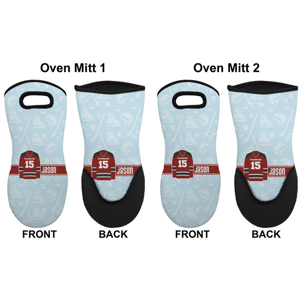 Hockey Neoprene Oven Mitt - Set of 2 - Approval