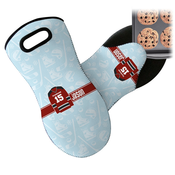 Hockey Neoprene Oven Mitt