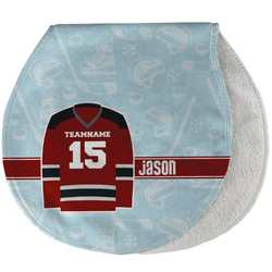 Hockey Burp Pad - Velour w/ Name and Number