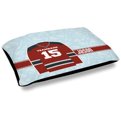 Hockey Outdoor Dog Bed - Large (Personalized)