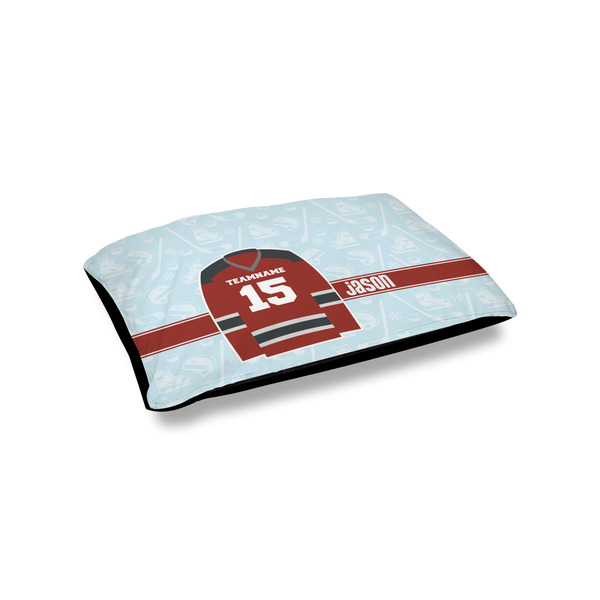 Custom Hockey Outdoor Dog Bed - Small (Personalized)