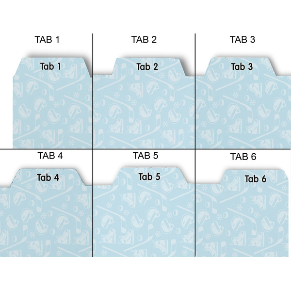 Hockey Page Dividers - Set of 6 - Approval