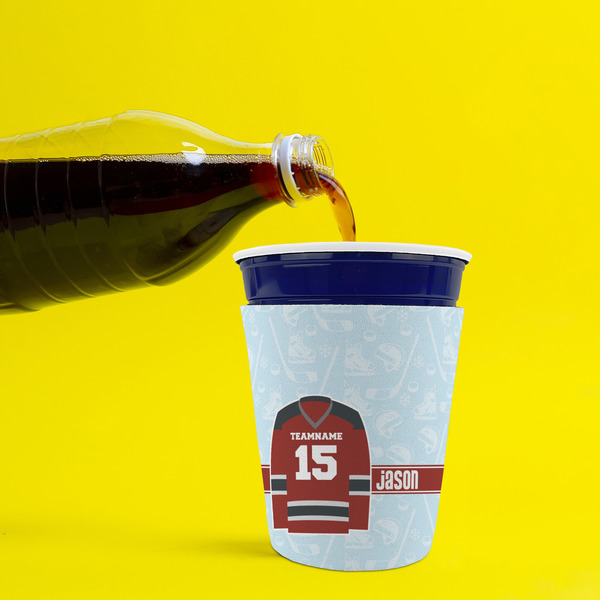 Hockey Party Cup Sleeves - without bottom - Lifestyle