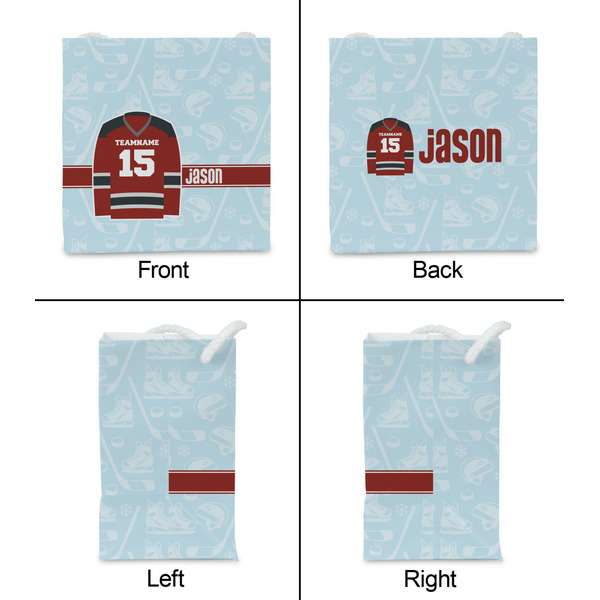 Hockey Party Favor Gift Bag - Matte - Approval