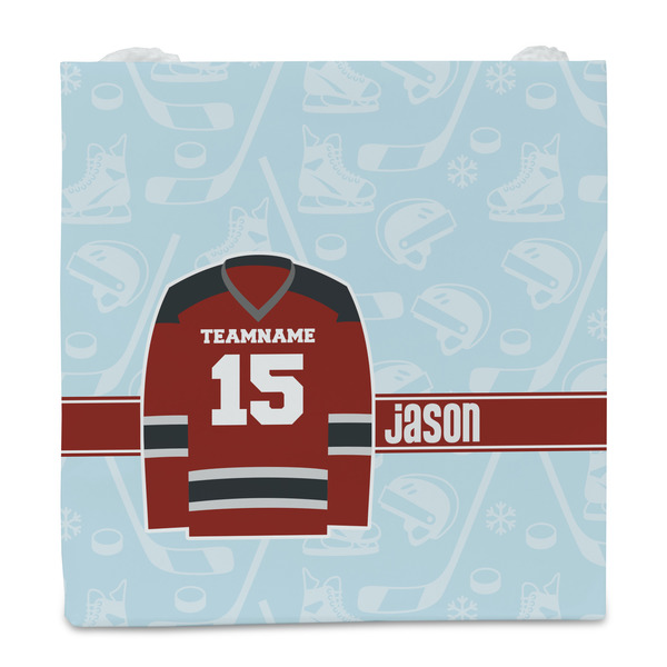 Hockey Party Favor Gift Bag - Matte - Front