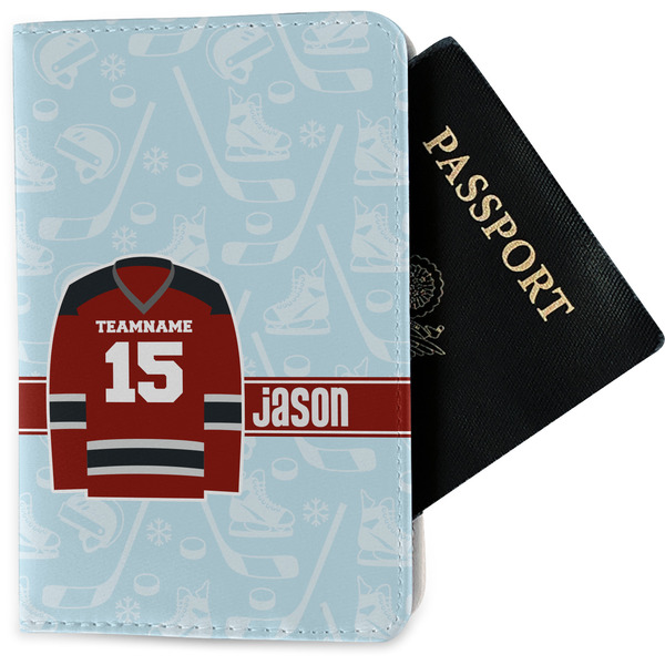 Custom Hockey Passport Holder - Fabric (Personalized)