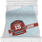 Hockey Minky Blanket - Twin / Full - 80"x60" - Single Sided (Personalized)