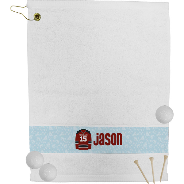 Custom Hockey Golf Bag Towel (Personalized)