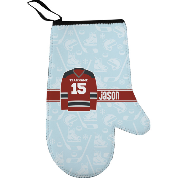 Hockey Personalized Oven Mitt