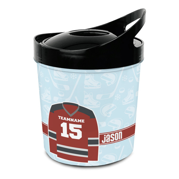 Custom Hockey Plastic Ice Bucket (Personalized)