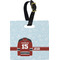 Hockey Personalized Square Luggage Tag
