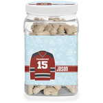 Hockey Dog Treat Jar (Personalized)