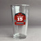 Hockey Pint Glass - Two Content - Front/Main