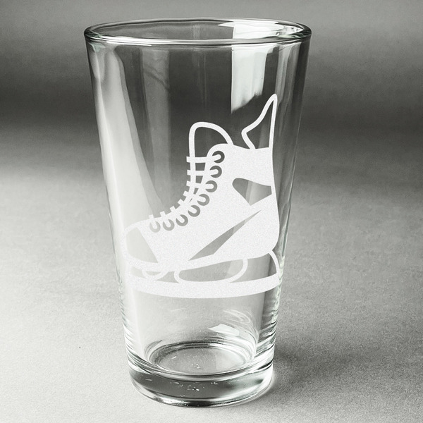 Custom Hockey Pint Glass - Engraved (Single)