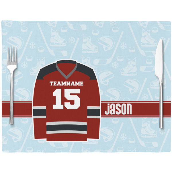 Hockey Placemat with Props