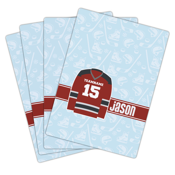Hockey Playing Cards - Hand Back View