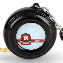 Hockey Pocket Tape Measure - 6 Ft w/ Carabiner Clip (Personalized)