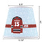 Hockey Poly Film Empire Lampshade - Dimensions