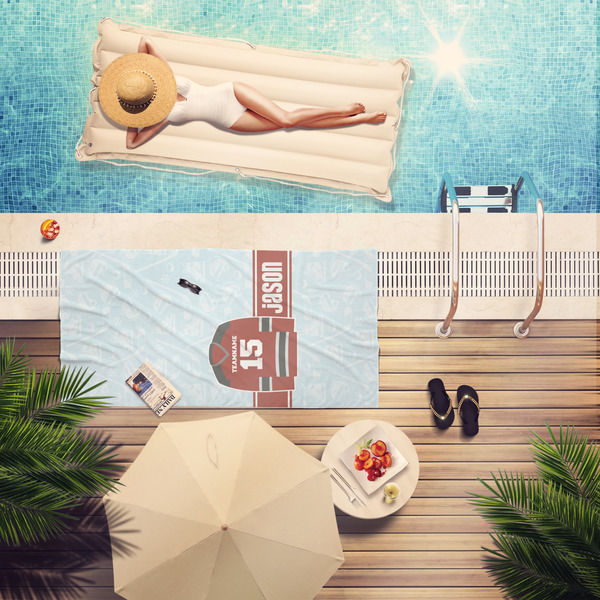 Hockey Pool Towel Lifestyle