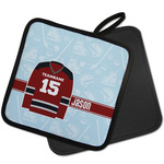 Hockey Pot Holder w/ Name and Number