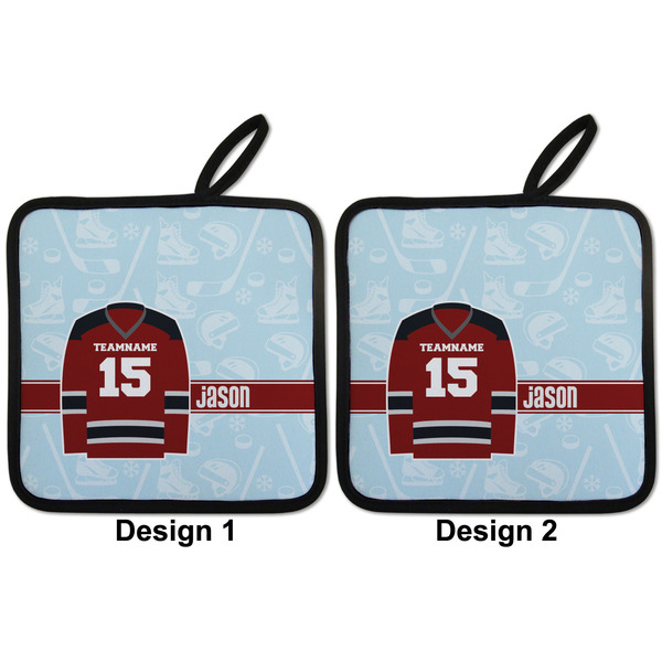 Hockey Pot Holders - Set of 2 APPROVAL