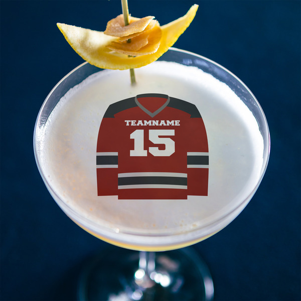 Hockey Printed Drink Topper - XLarge - In Context