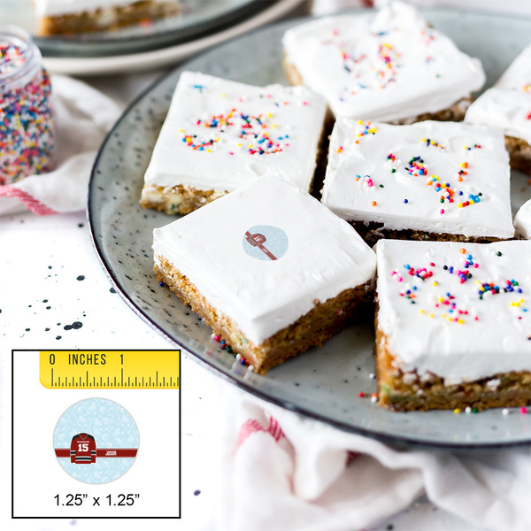 Hockey Printed Icing Circle - XSmall - In Context