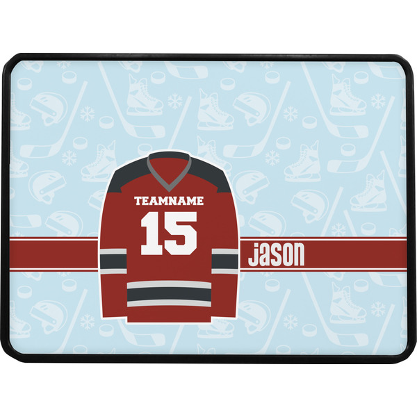 Hockey Rectangular Car Hitch Cover w/ FRP Insert