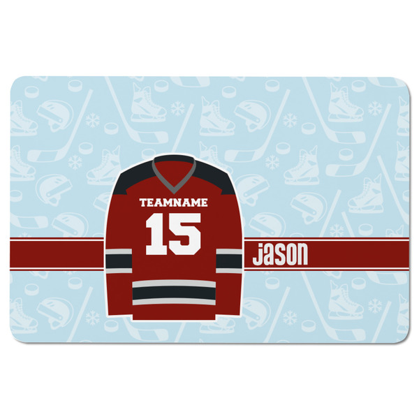 Hockey Rectangular Fridge Magnet - FRONT