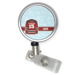 Hockey Retractable Badge Reel (Personalized)
