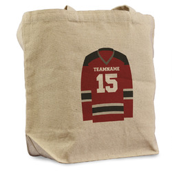 Hockey Reusable Cotton Grocery Bag - Single (Personalized)