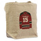 Hockey Reusable Cotton Grocery Bag - Front View