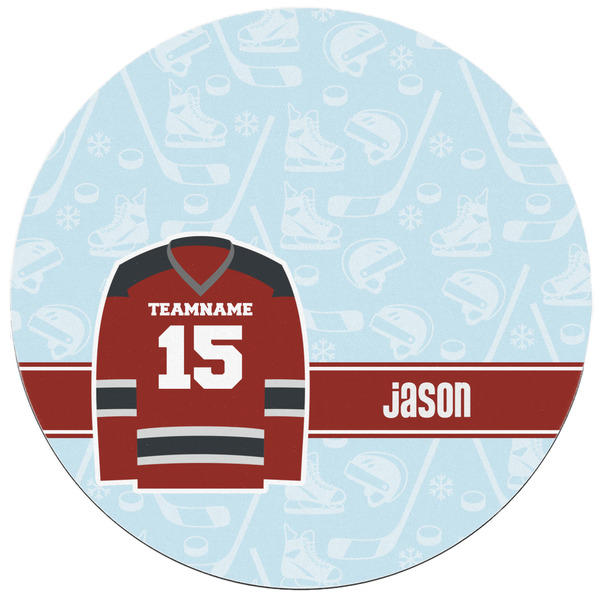 Hockey Round Mousepad - APPROVAL