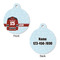 Hockey Round Pet ID Tag - Large - Approval