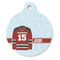 Hockey Round Pet ID Tag - Large - Front
