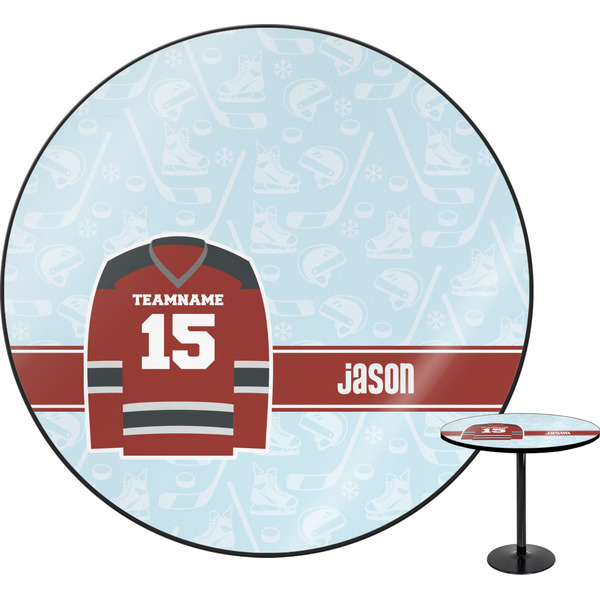 Custom Hockey Round Table - 24" (Personalized)