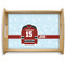 Hockey Natural Wooden Tray - Large (Personalized)