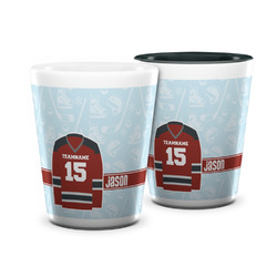 Hockey Ceramic Shot Glass - 1.5 oz (Personalized)