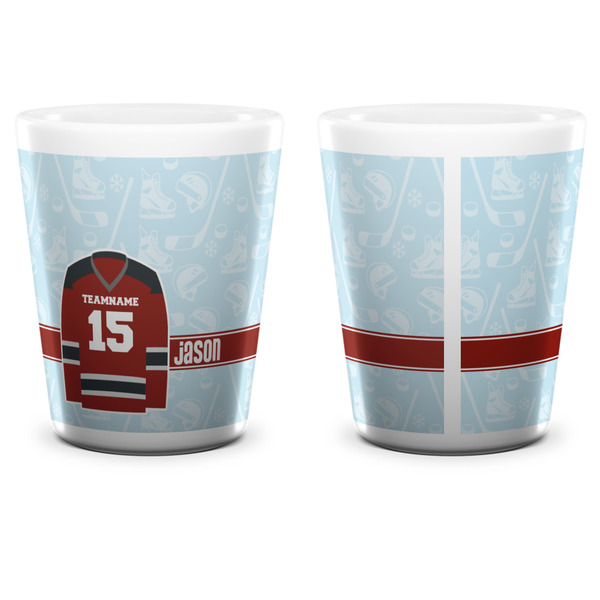Hockey Shot Glass - White - APPROVAL