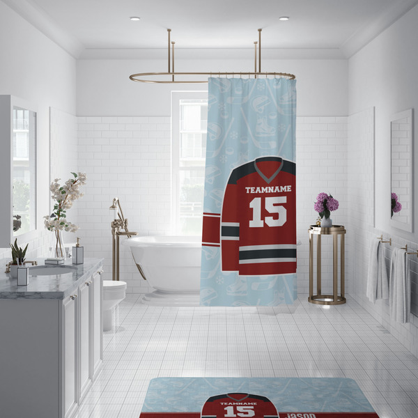 Hockey Shower Curtain - 70"x83"