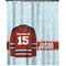 Hockey Extra Long Shower Curtain - 70"x84" (Personalized)