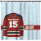 Hockey Shower Curtain (Personalized) (Non-Approval)