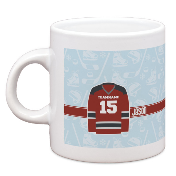 Custom Hockey Espresso Cup (Personalized)