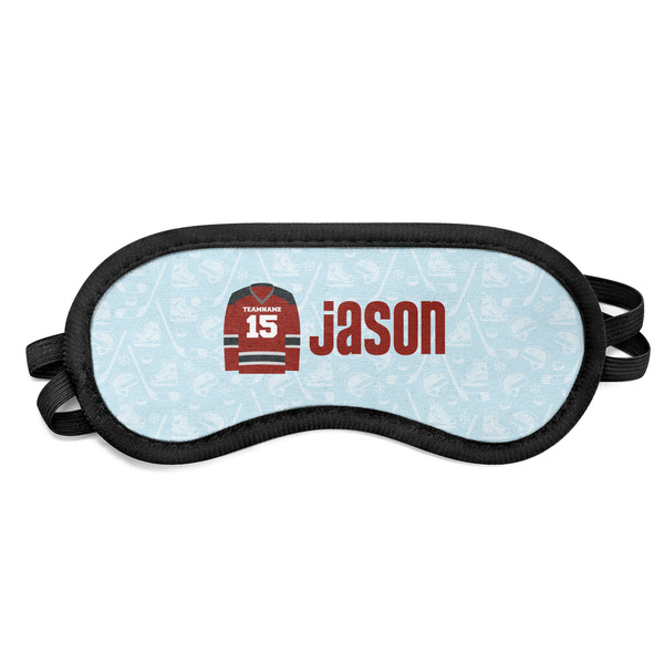 Custom Hockey Sleeping Eye Mask - Small (Personalized)