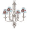 Hockey Small Chandelier Shade - LIFESTYLE (on chandelier)