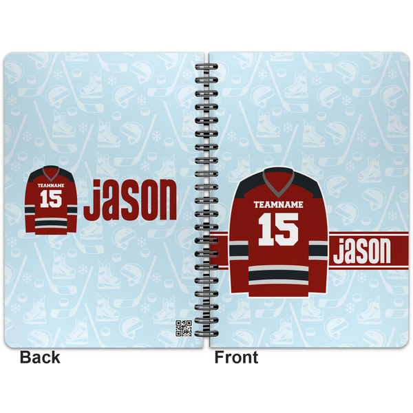 Hockey Spiral Journal 7 x 10 - Apvl