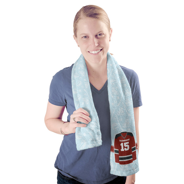 Hockey Sport Towel - Exercise use - Model