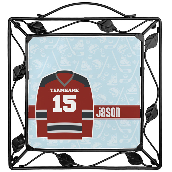Custom Hockey Square Trivet (Personalized)