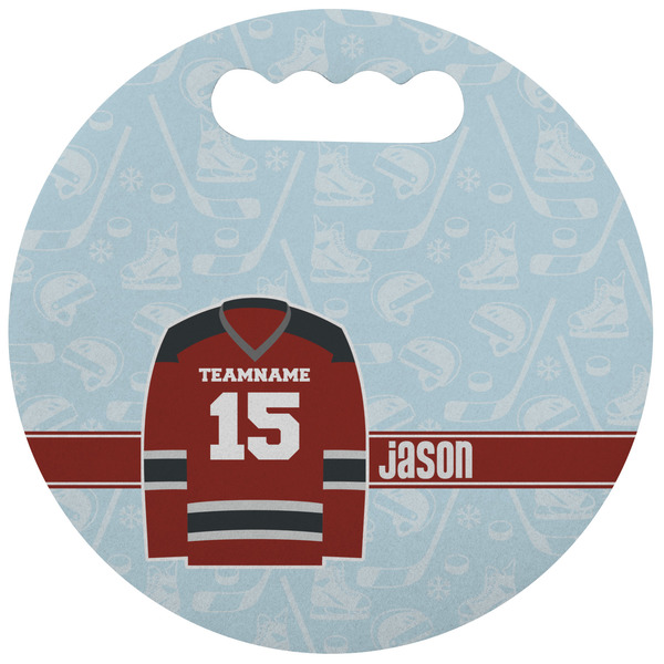 Custom Hockey Stadium Cushion (Round) (Personalized)